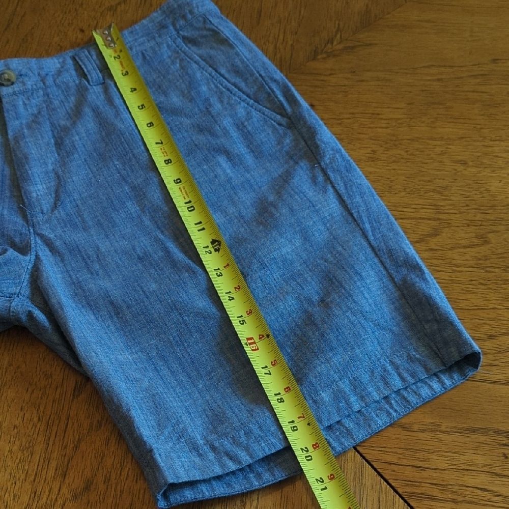 Bonobos Slate Blue Flat-Front Casual Chino Shorts - Picture 5 of 9